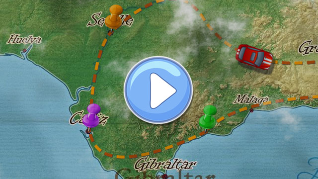Animated Travel Maps Created With PictraMap